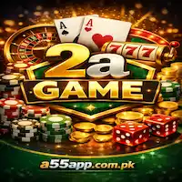 Casino-style 2a Game with cards, dice, chips, and roulette.