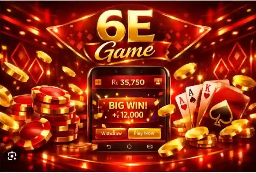 6E Game app interface