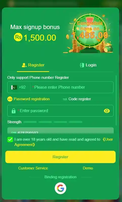 MJ77bet registration