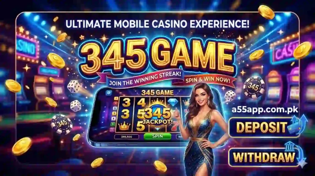 345 Game deposit and withdraw