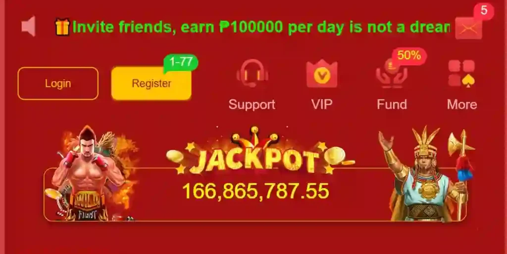 777Plus Jackport interface