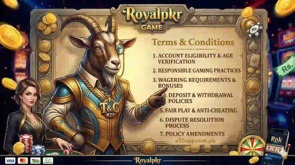Royalpkr game polices